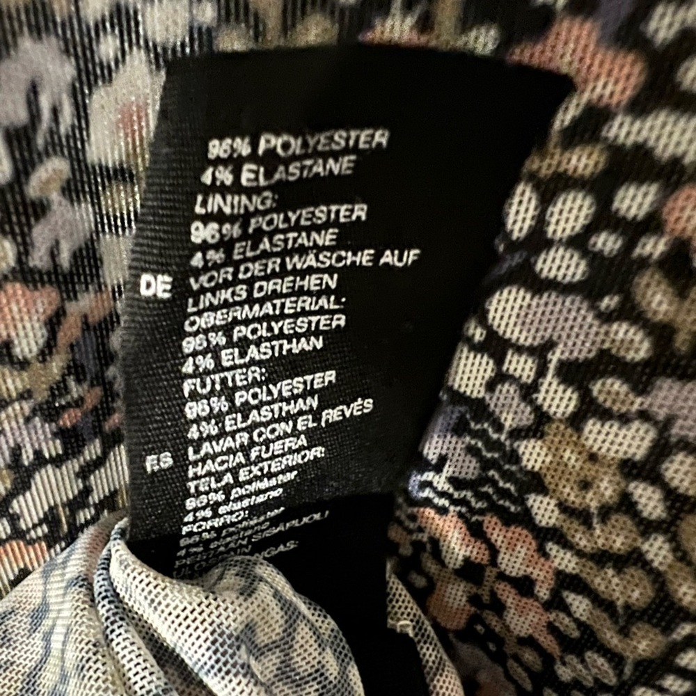 & OTHER STORIES Sheer Floral Midi Ruffle Dress Size 10 - Picture 10 of 13